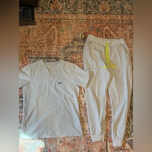 Baby Blue Size M Figs Scrub Set